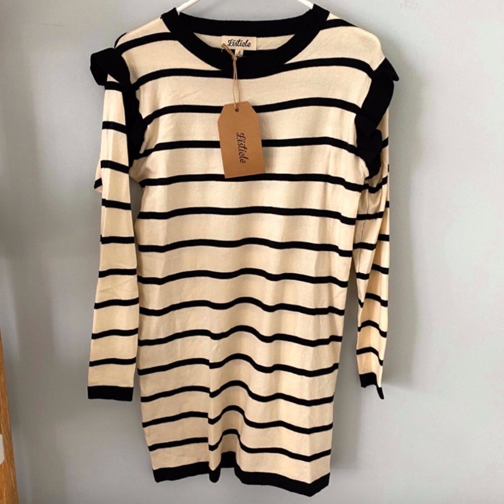 Vici Striped Sweater Dress